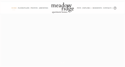 Desktop Screenshot of meadowridgenorwich.com